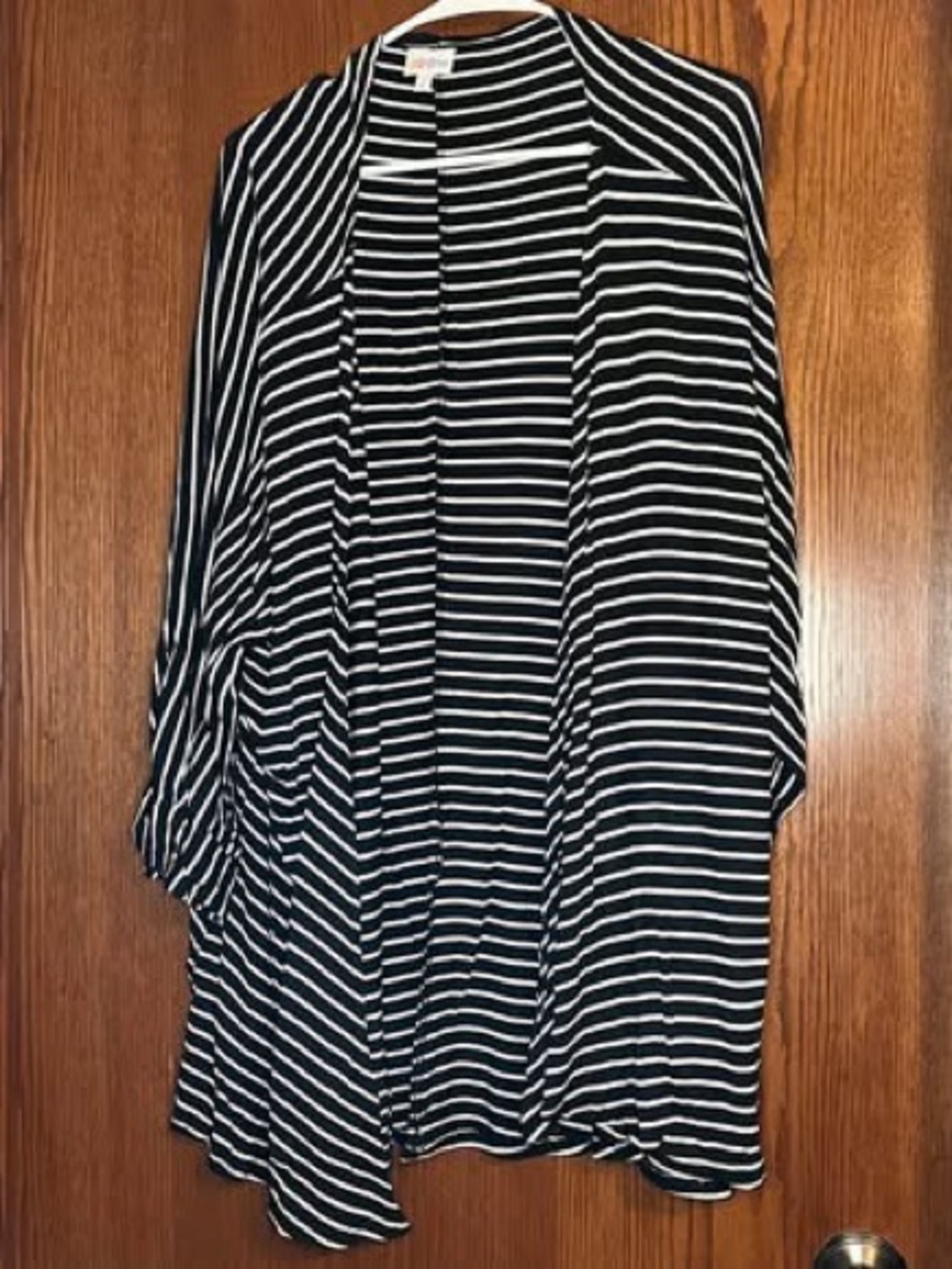 LuLaRoe Black and White Striped Women's Camisole